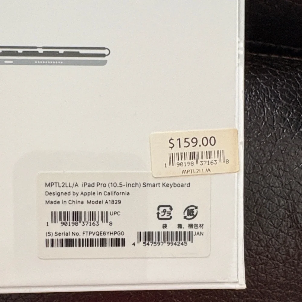 Apple iPad Pro Smart Keyboard - Gray